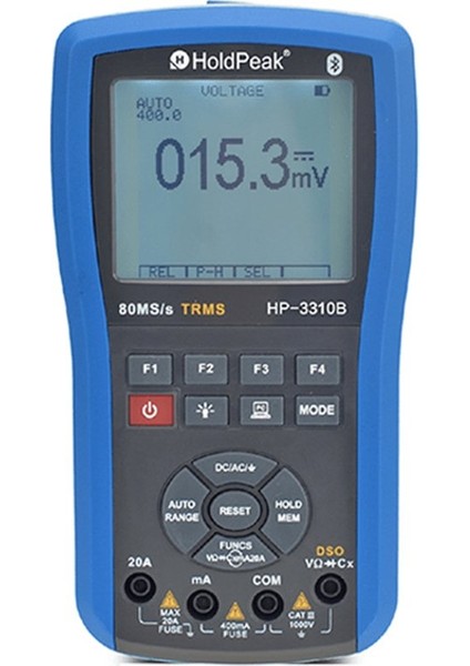 Holdpeak 3310B Dijital Osiloskop LCD Ekran 4000 Adet Ölçüm Aralığı Ac Dc Voltaj Akım Direnç