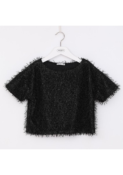 Kız Çocuk Premium Bluz - 008 - Siyah