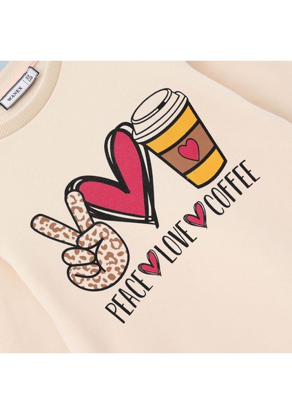 Kız Çocuk Uzun Kol Elbise - 42163 - Pudra fiyatları