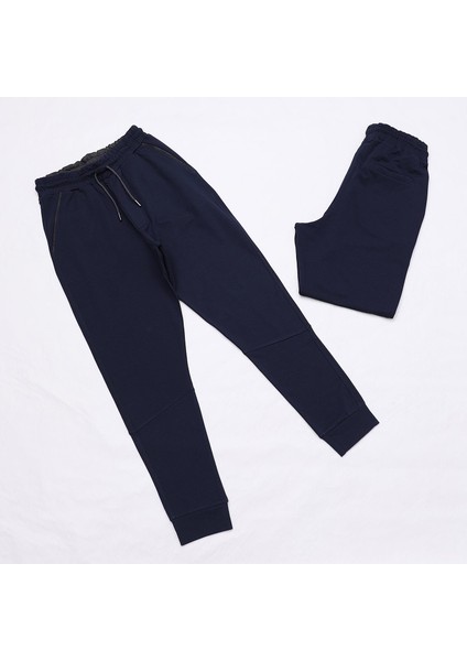 Erkek Lastikli Paça ve Bel Pantolon - PNT-352 - Lacivert