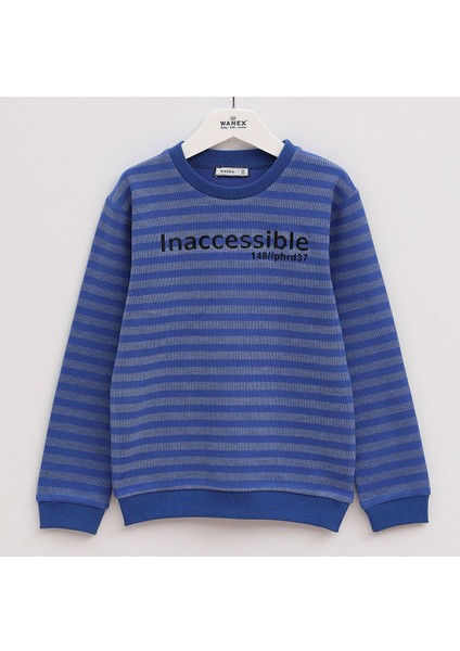 Erkek Çocuk Uzun Kol Sweat - 15556 - Indigo
