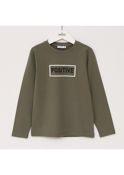 Erkek Çocuk Uzun Kol Sweat - 16702 - Füme