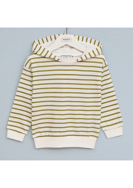 Erkek Çocuk Uzun Kol Sweatshirt - 16641 - Siyah