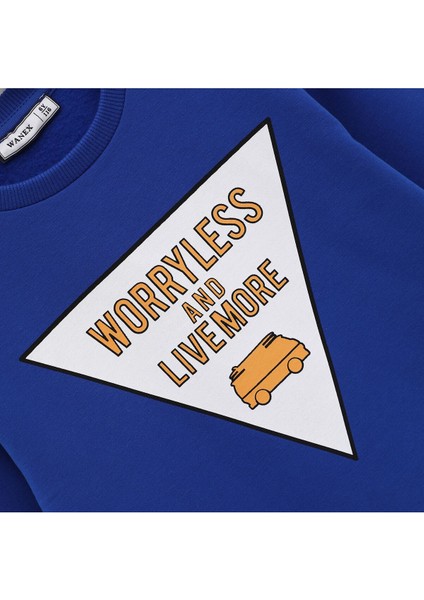 Erkek Çocuk Uzun Kol Şardonlu Sweat - 15516 - Yeşil fiyatları