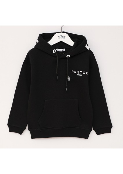 Erkek Çocuk Uzun Kol Sweat - 16689 - Siyah