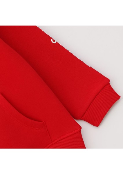 Erkek Çocuk Şardonlu Uzun Kol Tişört - 16678 - Kırmızı modelleri
