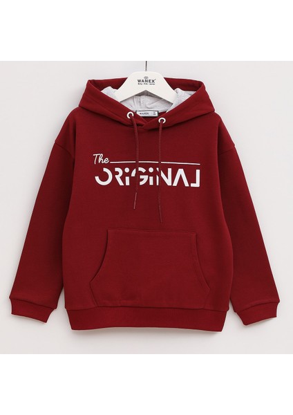 Erkek Çocuk Şardonlu Sweatshirt - 15968 - Bordo