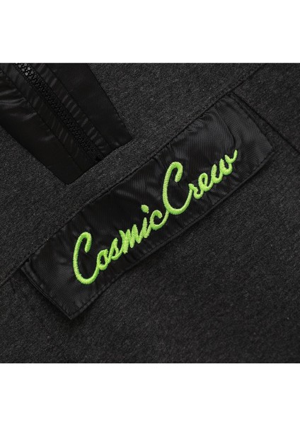 Erkek Çocuk Kapüşonlu Cepli Fermuar Yaka Sweatshirt - 15961 - Kırmızı modelleri