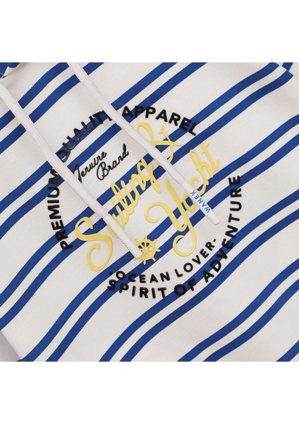 Erkek Çocuk Kapüşonlu Sweatshirt - 16400 - Vanilya - Saks