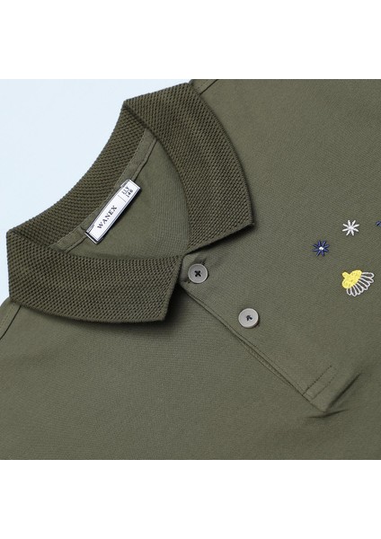 Erkek Çocuk Kısa Kol Polo Yaka Tişört - 16843 - Haki fiyatları