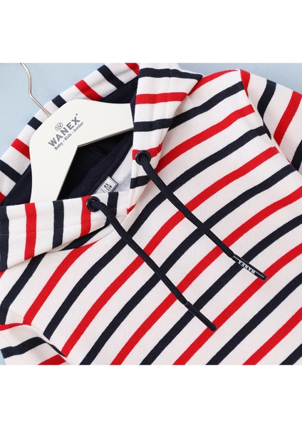 Erkek Çocuk Uzun Kol Kapüşonlu Sweat - 16005 - Kırmızı fiyatları