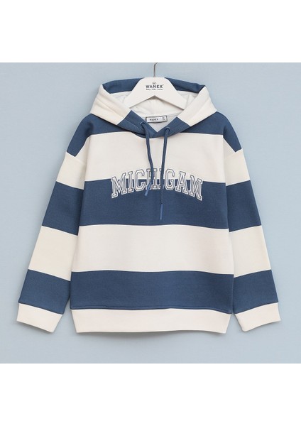 Erkek Çocuk Şardonlu Sweatshirt - 16631 - Mavi