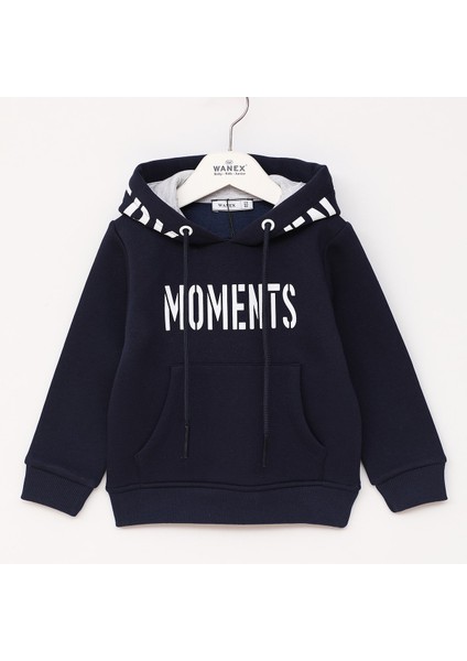 Erkek Çocuk Şardonlu Uzun Kol Sweatshirt - 16593 - Kırmızı