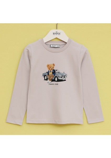 Erkek Çocuk Uzun Kol Sweat - 16623 - Sarı