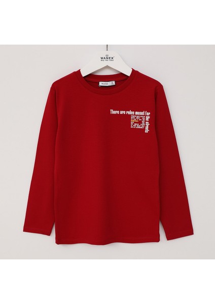 Erkek Çocuk Uzun Kol Sweat - 16701 - Siyah