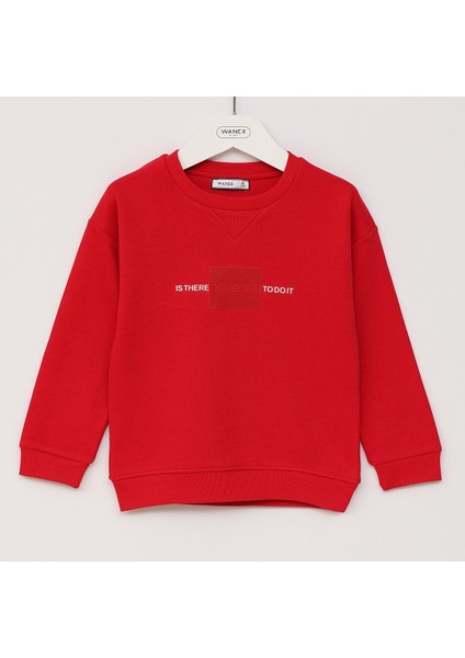 Kıds Erkek Çocuk Uzun Kol Şardonlu Sweat - 16533 - Siyah