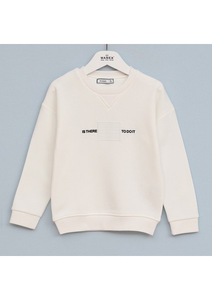 Kıds Erkek Çocuk Uzun Kol Şardonlu Sweat - 16533 - Siyah