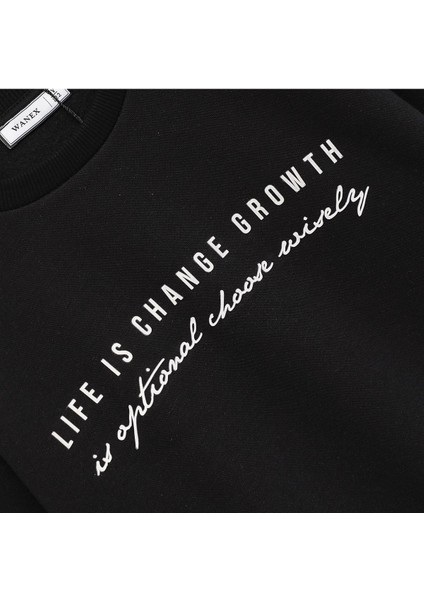 Erkek Çocuk Uzun Kol Şardonlu Sweat - 16553 - Siyah fiyatları