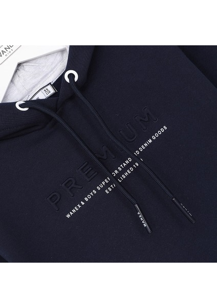 Erkek Çocuk Şardonlu Uzun Kol Sweatshirt - 16526 - Lacivert fiyatları