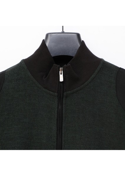 Erkek Uzun Kol Sweater Ceket - MTS-8013 - Siyah fiyatları