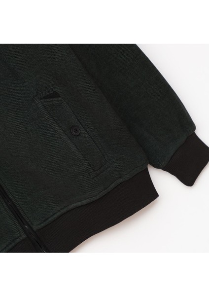 Erkek Uzun Kol Sweater Ceket - MTS-8013 - Siyah modelleri