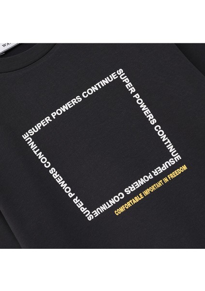 Erkek Çocuk Uzun Kol Sweat - 16703 - Siyah fiyatları