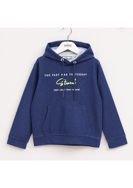 Erkek Çocuk Uzun Kol Sweatshirt - 16003 - Saks