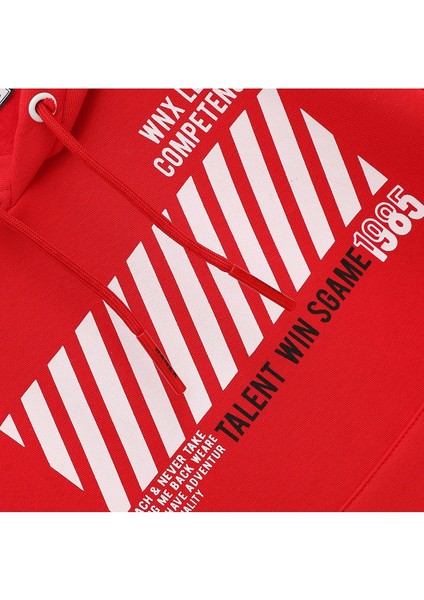 Erkek Çocuk Kapüşonlu Uzun Kol Sweatshirt - 16109 - Kırmızı fiyatları