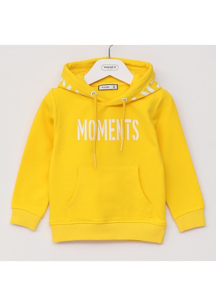 Erkek Çocuk Şardonlu Uzun Kol Sweatshirt - 16593 - Kırmızı