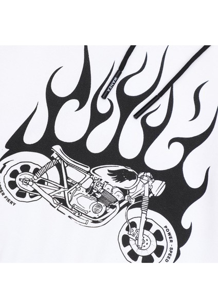 Erkek Çocuk Şardonlu Uzun Kol Sweatshirt - 15708 - Beyaz modelleri