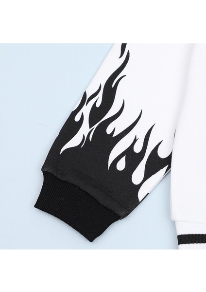 Erkek Çocuk Şardonlu Uzun Kol Sweatshirt - 15708 - Beyaz fırsatları