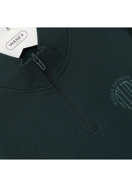 Erkek Çocuk Uzun Kol Şardonlu Sweat - 16157 - Haki