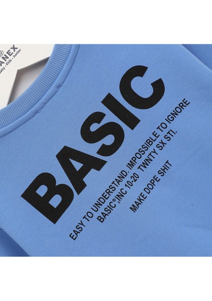 Erkek Çocuk Şardonlu Uzun Kol Sweat - 16207 - Haki modelleri