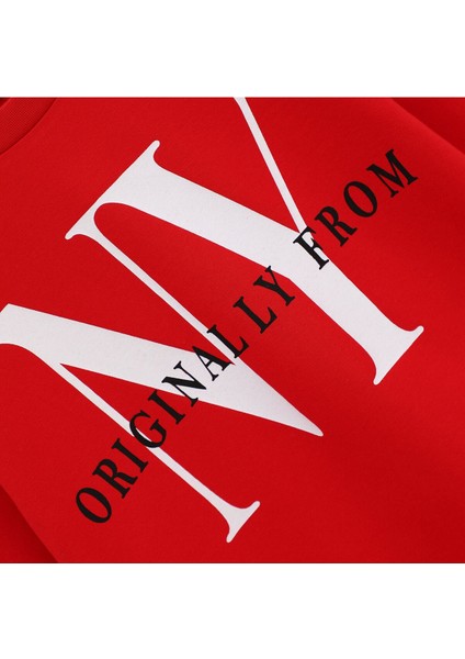 Erkek Çocuk Uzun Kol Sweat - 15535 - Kırmızı fiyatları