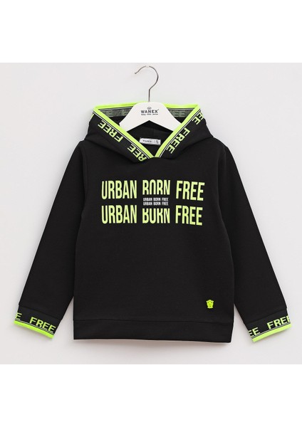 Erkek Çocuk Uzun Kol Sweatshirt - 15789 - Siyah modelleri