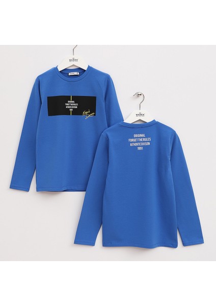 Erkek Çocuk Uzun Kol Sweat - 15954 - Kırmızı