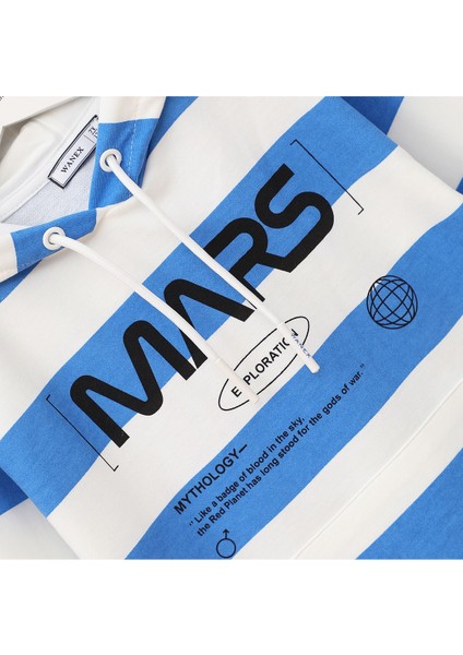 Erkek Çocuk Kapüşonlu Sweatshirt - 15891 - Mavi fiyatları