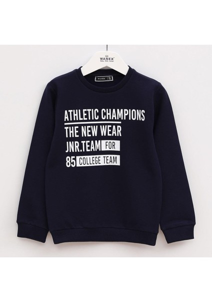 Erkek Çocuk Uzun Kol Sweat - 15517 - Lacivert