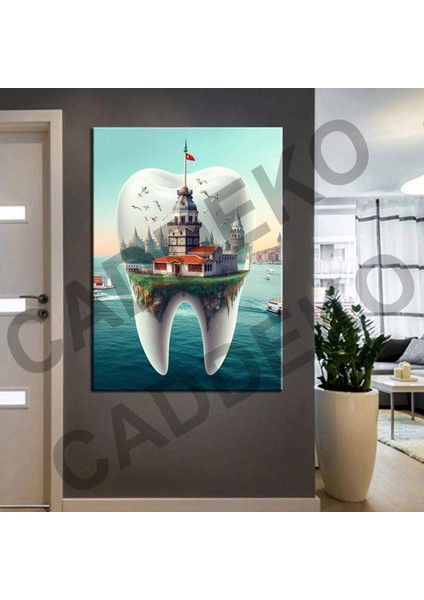 Ağız ve Diş Polikliniği, Dişçi Tabloları Dekoratif Diş, Dekoratif Dişçi, Dişçi Dekorasyonu DSC296