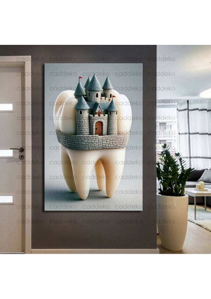 Ağız ve Diş Polikliniği, Dişçi Tabloları Dekoratif Diş, Dekoratif Dişçi, Dişçi Dekorasyonu DSC357