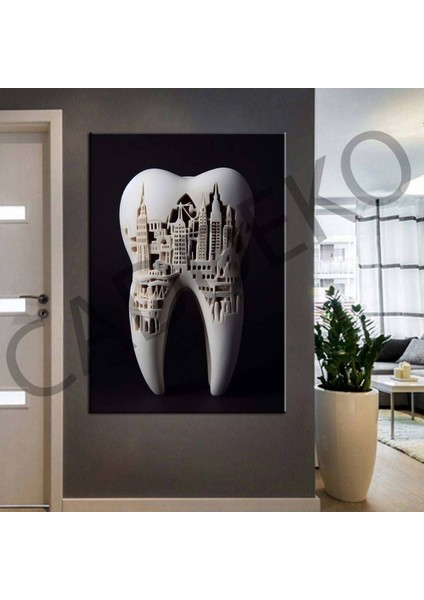 Ağız ve Diş Polikliniği, Dişçi Tabloları Dekoratif Diş, Dekoratif Dişçi, Dişçi Dekorasyonu DSC278