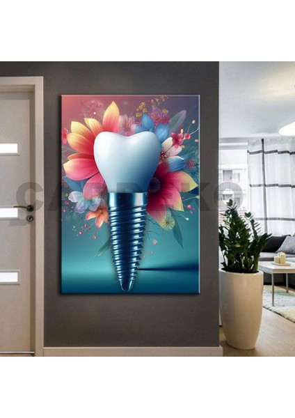 Ağız ve Diş Polikliniği, Dişçi Tabloları Dekoratif Diş, Dekoratif Dişçi, Dişçi Dekorasyonu DSC239