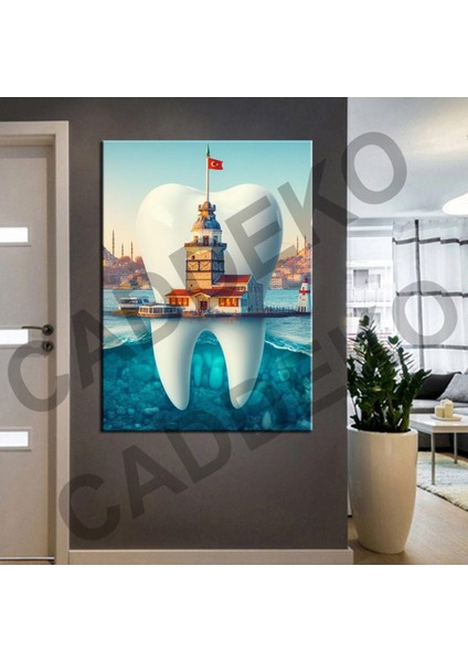Ağız ve Diş Polikliniği, Dişçi Tabloları Dekoratif Diş, Dekoratif Dişçi, Dişçi Dekorasyonu DSC290