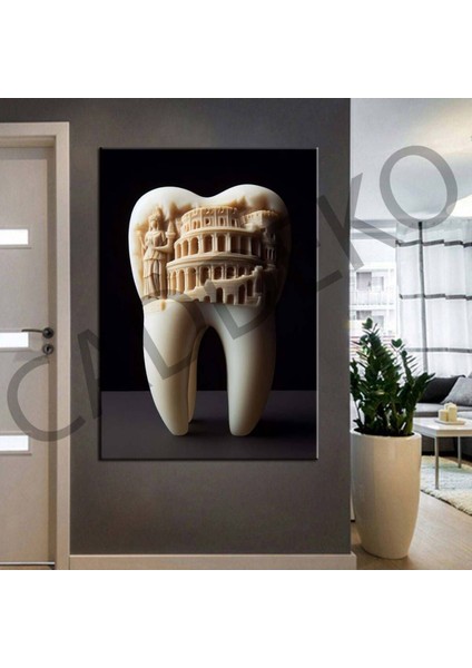 Ağız ve Diş Polikliniği, Dişçi Tabloları Dekoratif Diş, Dekoratif Dişçi, Dişçi Dekorasyonu DSC263