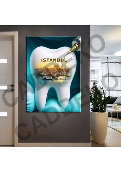 Ağız ve Diş Polikliniği, Dişçi Tabloları Dekoratif Diş, Dekoratif Dişçi, Dişçi Dekorasyonu DSC291