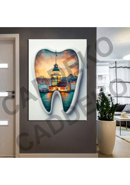 Ağız ve Diş Polikliniği, Dişçi Tabloları Dekoratif Diş, Dekoratif Dişçi, Dişçi Dekorasyonu DSC298