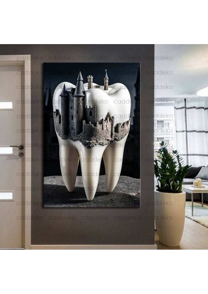 Ağız ve Diş Polikliniği, Dişçi Tabloları Dekoratif Diş, Dekoratif Dişçi, Dişçi Dekorasyonu DSC304