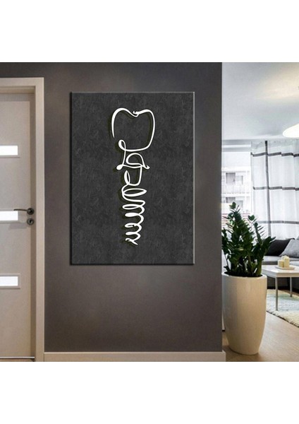 Ağız ve Diş Sağlığı Polikliniği Tabloları Dekoratif Diş, Dekoratif Dişçi, Dişçi Dekorasyonu DSC-174C