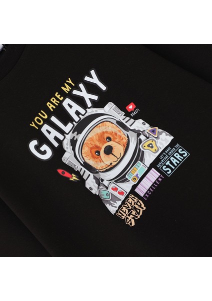 Erkek Çocuk Uzun Kol Sweat - 16732 - Siyah fiyatları