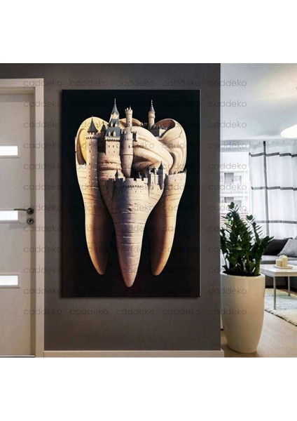 Ağız ve Diş Polikliniği, Dişçi Tabloları Dekoratif Diş, Dekoratif Dişçi, Dişçi Dekorasyonu DSC301